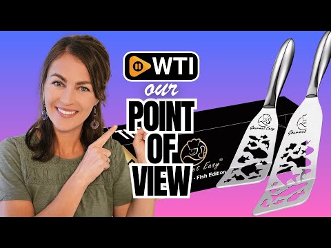 Stainless Steel Fish Spatula Set – Funky Fish Edition - WTI product video review