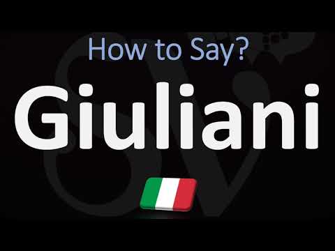How to Pronounce Giuliani? (CORRECTLY) | Italian Name Pronunciation