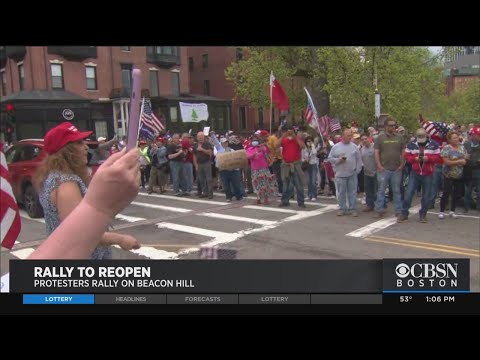 Protesters Demand Reopening Of Non-Essential Businesses In Massachusetts
