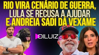 URGENTE: Rio é atacado por "meninos do Lula", Lula nega ajuda e Andreia Sadi passa vergonha ao vivo!