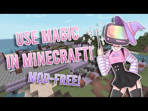 How to Become a WIZARD in Minecraft! (NO MODS!)