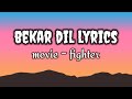 Bekaar Dil (lyrics) - Fighter | Hrithik, Deepika | Vishal - shekhar, Vishal Mishra,Shilpa Rao