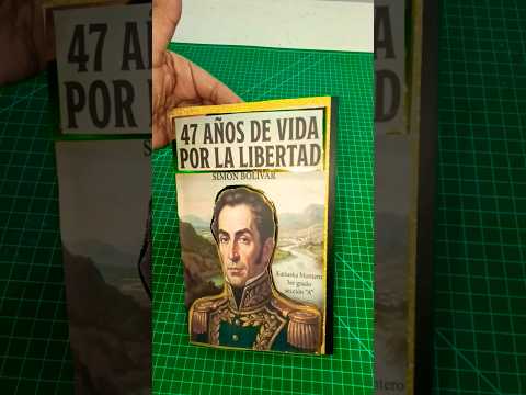 47 años de vida por la libertad #libro #hechoamano #simonbolivar #manualidades #diy