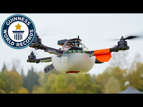 Drone display sets world record for most UAVs airborne simultaneously