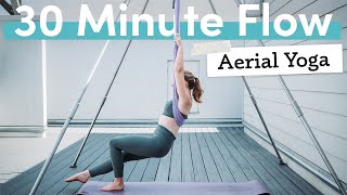 Aerial Yoga for Beginners - 30 Minute Full Body Warm Up