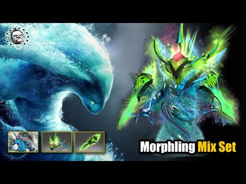 Dota 2 Morphling Mix Set Darktrench Stalker + Crown of Tears + Blade of Tears