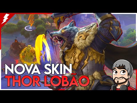THOR JUNGLER, NOVA SKIN LOBÃO - ⚡ Smite BR Conquista