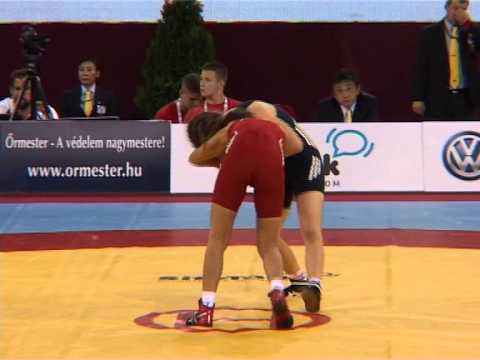 SWWC2013 / Yana Stadnik (GBR) - Anjela DOROGAN - FW 48 kg, 1/16 final match