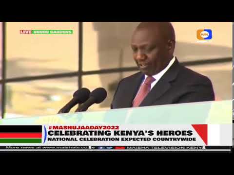 LIVE: LIVE: Mashujaa Day Celebrations, Uhuru Gardens, Nairobi.: 2022