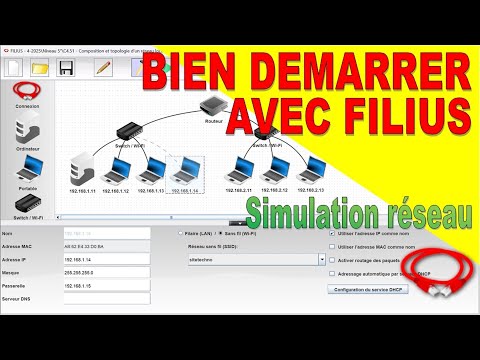 Filius network simulation - Beginner's tutorial