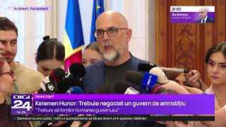 Kelemen Hunor, despre formarea noului guvern: scenariile posibile și cel preferat de liderul UDMR