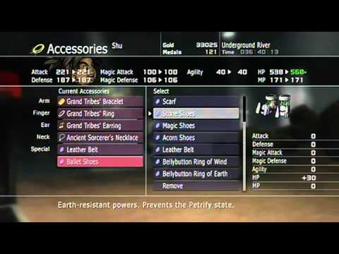 Blue Dragon Walkthrough Part 21: Underground River, Optional Boss: Moody Dragon