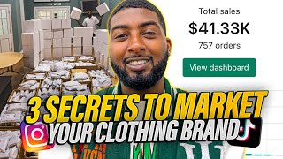 3 Secrets to Market Your Clothing Brand in 2024!
