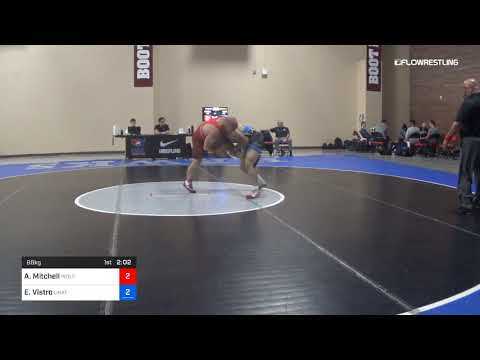 86 Kg Cons 16 1 Andrew Mitchell Wolfpack Wrestling Club Vs Ethan Vistro Unattached Assassin