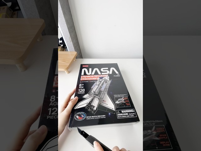 Vídeo relacionado con NASA - Puzzle 3D Adultos Space Shuttle Discovery | Maquetas para Construir Adultos Y Niños 126 Piezas | Puzzles 3D | Puzzle 3D Niños | Maquetas para Montar