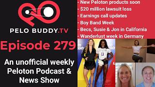 Pelo Buddy TV 279 - New Peloton products incoming, $20 million lawsuit loss, Boy Band Week & more
