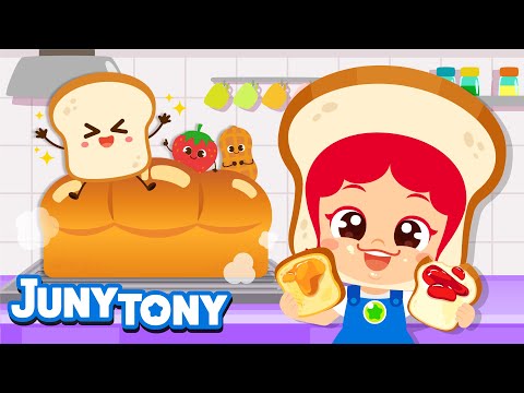 Bready, Set, Go! It’s Bread Time!🍞 | Have a Loafly Day | Food Song | Funny Kids Songs | JunyTony