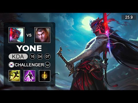PzZZang Yone vs Jayce Top - KR Challenger - Patch 25.9 Season 15