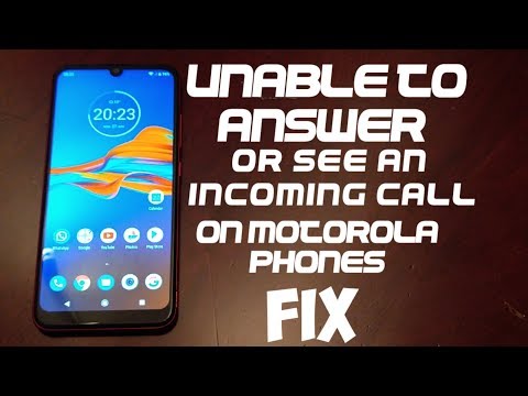 Unable To Answer Or See Incoming Calls On Motorola Phones Easy FIX