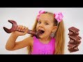 Diana And Roma Staged A Chocolate Challenge