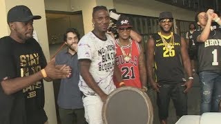 RAPPERS VS GAMERS TOURNEY GETS HEATED! - NBA Playgrounds Gameplay