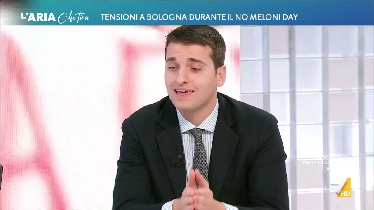Tensioni al 'No Meloni Day', Antonello Caporale contro Francesco Giubilei: "Tu sei garantito, ...