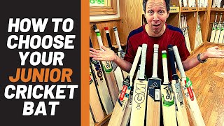 How To Choose The RIGHT Junior Cricket Bat