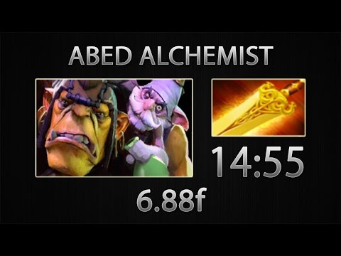 Dota 2 Alchemist Fast Farm - Abed - Radiance - 14:55 [6.88f]