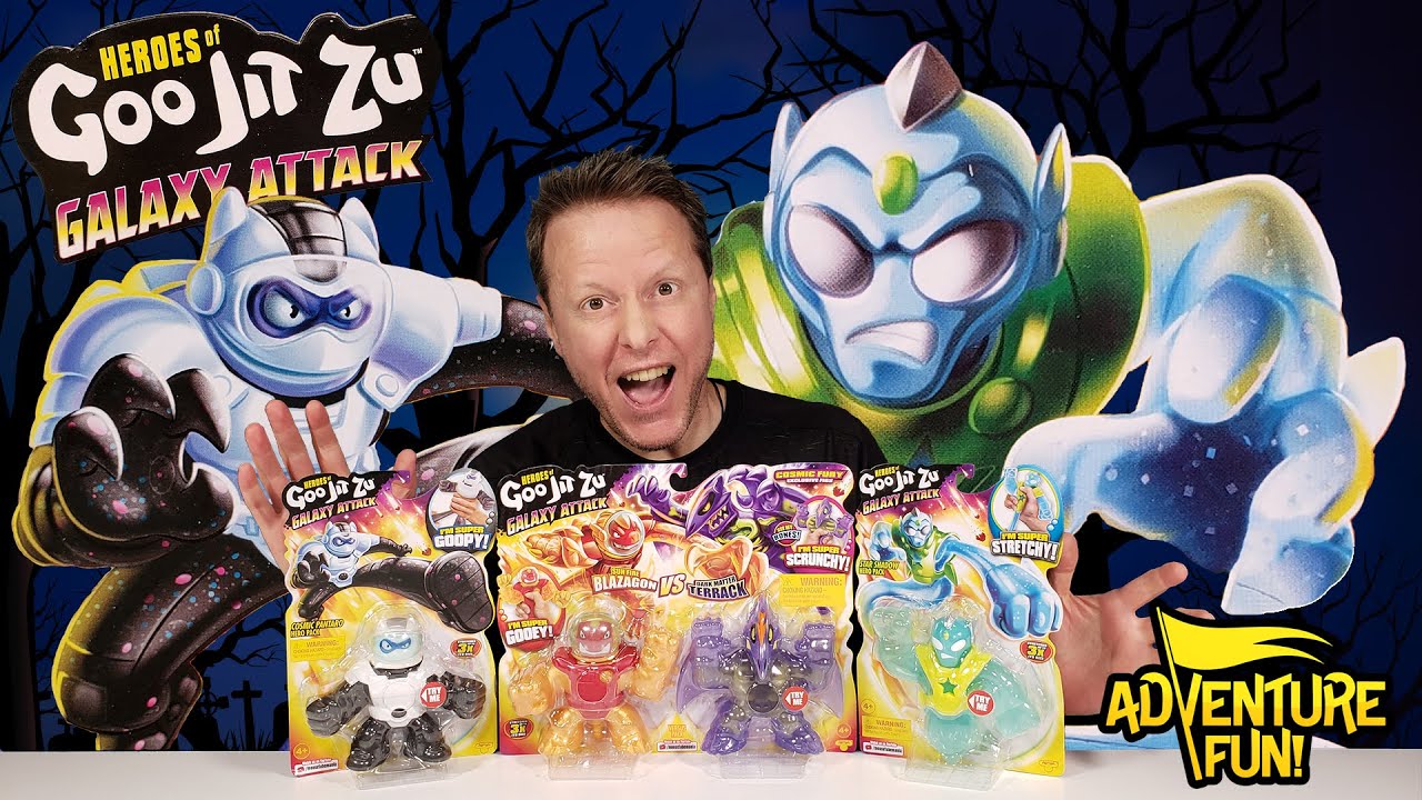 Heroes of Goo Jit Zu Galaxy Attack Including Cosmic Pantaro & Star Shadow Adventure Fun Toy review!