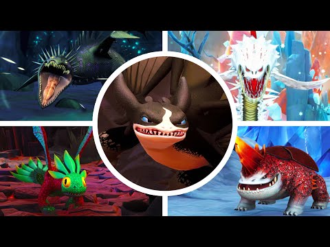 DreamWorks Dragons: Legends of The Nine Realms - All Bosses + Ending