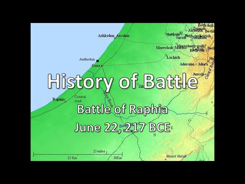 History of Battle - The Battle of Raphia (June 22, 217 BCE)