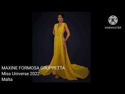 MAXINE FORMOSA GRUPPETTA- Miss Universe 2022 MALTA Evening Gown