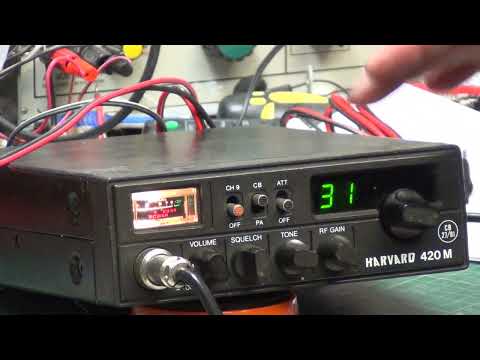 Harvard 420M CB27/81 UK FM CB radio - On The Air test