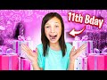 Surprising MY DAUGHTER With 11 GIFTS for Her 11th BIRTHDAY!