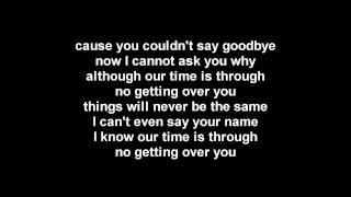 The Used - Getting Over You (Lyrics)