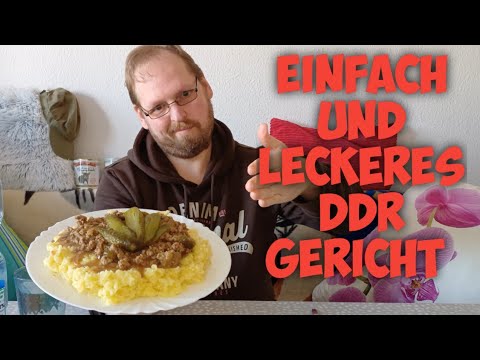 Minced pork with mashed potatoes / A classic GDR dish / Recipe / Vlog