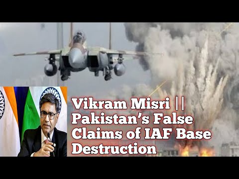 India Exposes Pakistan's Lies on IAF Base Attacks