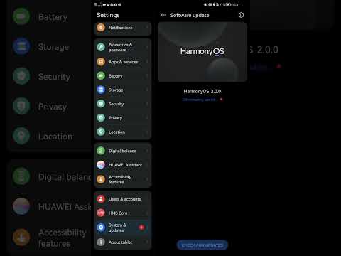 Huawei matepad pro first generation New firmware update