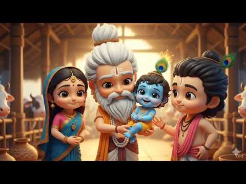 When Gargacharya Named Krishna & Balarama | Secret Naming Ceremony | Krishna Story