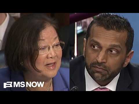 'I'm done with this witness': Sen. Hirono roasts Patel