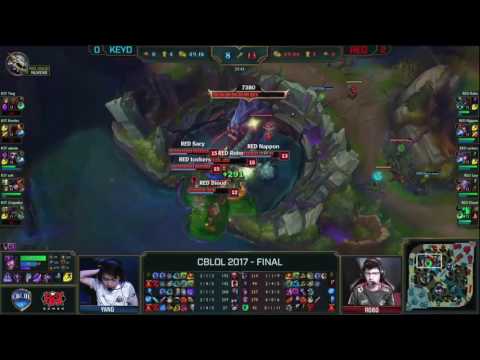 Melhores Momentos FINAL CBLOL 2017 RED CANIDS X KEYD STARS TERCEIRA PARTIDA
