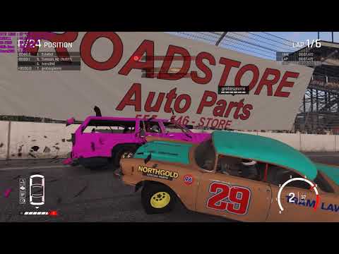 Next Car Game: Wreckfest Walkthrough Part 21 - "Challengers: Oval Carnage"