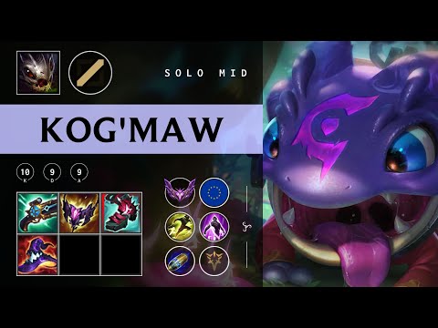 Kog'Maw Mid vs Zoe - EUW Master Patch 25.24
