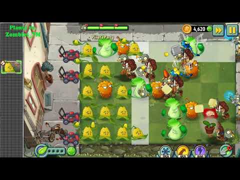 Plants vs Zombies 2 Mod :TEAM PLANTS POWER UP! vs BIG WAVE BEACH FINAL BOSS - game series Part 24