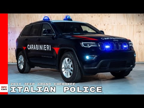 2019 Jeep Grand Cherokee Italian Police Car