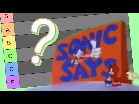 Ranking Every Episode of "Sonic Sez"