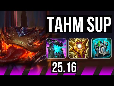 TAHM KENCH & Ezreal vs PANTHEON & Kai'Sa (SUP) | 4/4/23 | KR Master | 25.16