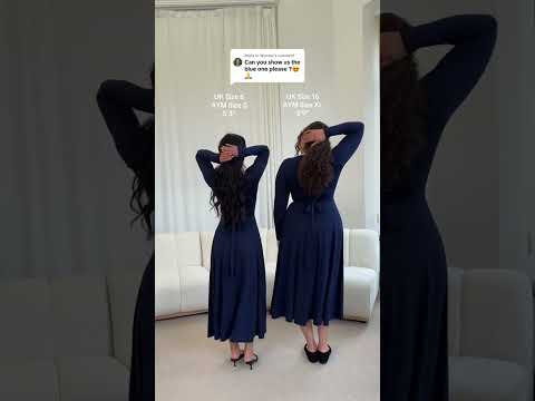 Wondering how the Moya Dress fits? Here's how it falls on two different heights! #dress #fashion
