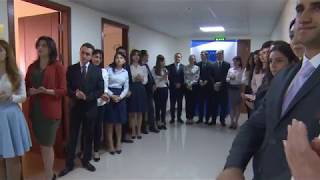 Открытие аудитории «Европа» в Дипломатической школе Министерства иностранных дел