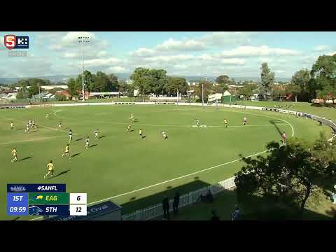 Rd 6 Hostplus SANFL Snapshot - Eagles' Luke McKay dodges and goals from long range